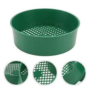 DOITOOL 5pcs Plastic Mesh Sieve Mesh Filter Sifter Plastic Garden Sieve Dirt Sieve Soil Sifting Pan Compost Sifter Screen Mesh Garden Sieve Sand Sifter Sieves Beach Shaker Automatic Child