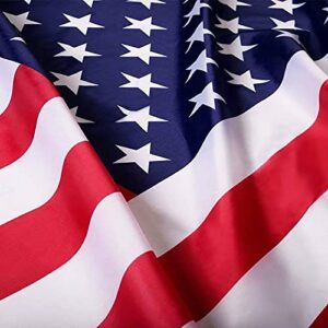american flag 2x3 for indoor and outdoor - us flags polyester nylon - double-stitched edges with brass grommets (2x3 ft)
