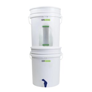 nano gravity water purification system - high capacity gravity-fed water filtration system - drinking water filter system