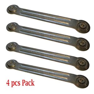 Patio Glider Replacement Bearing Bracket Rocker Arm Hardware Repair Kit for Outdoor and Indoor Furniture Adirondack Chair - 9" Length - 4 Pack