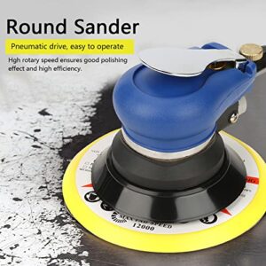 Random Orbital Sander Pneumatic Sander AT-980,for Polishing of Ironware,Automotive,Furniture,Wood,for Deal with Various Rough Surface,for Home Factory Use(6 inches)