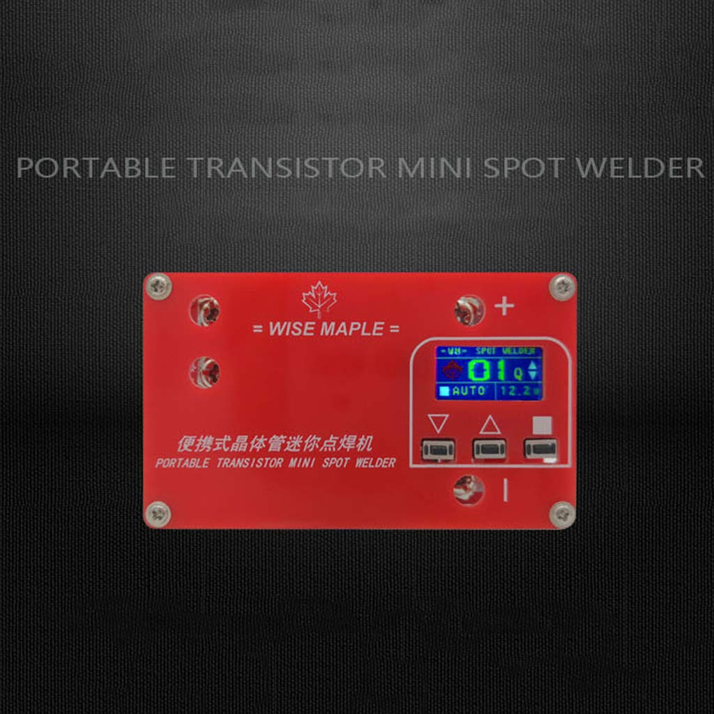 W-LOVE Portable Transistor DIY Mini Spot Welding Machine 18650 Lithium Battery LCD Display Screen Spot Welder 18650 Battery Transistor