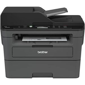 brother dcp-l2550dwb all-in-one wireless monochrome laser printer, black - print scan copy - 36 ppm, 2400 x 600 dpi, 128mb memory, 50-sheet adf, auto duplex printing, 250-sheet, broage printer_cable