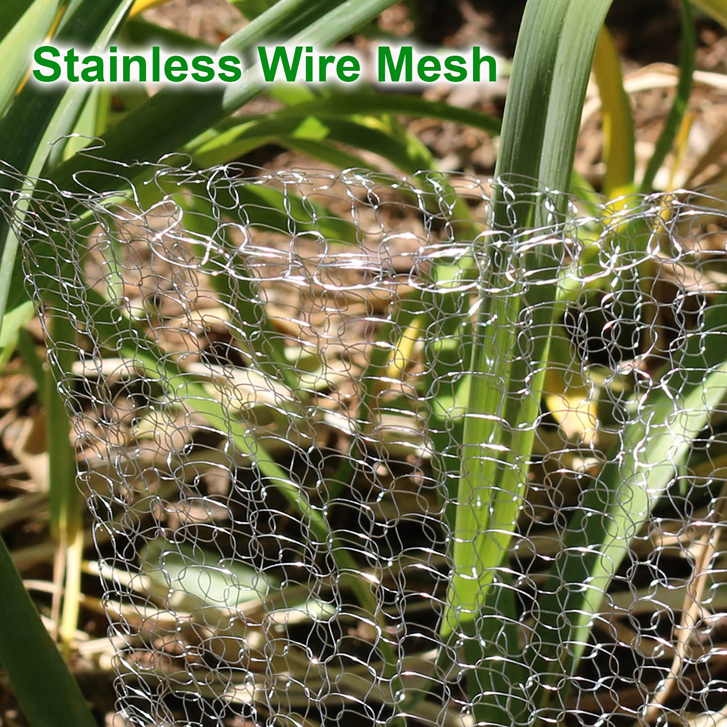 GIFTEXPRESS 4pc 5 Gallon Gopher and Vole Wire Baskets, Gopher Wire Mesh Plant Root Protector Gopher Baskets for Gopher Repellent to Prevent Underground Burrowing Animals and Critter Damages