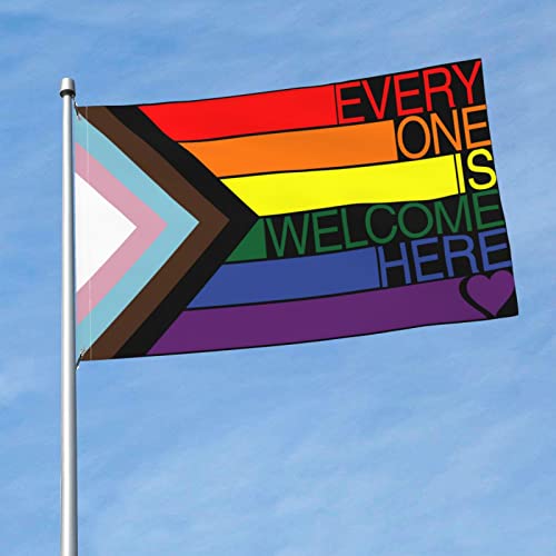 Pride Flag Gay Pride Flag LGBT Rainbow Flags with Brass Grommets Nylon Outdoor 3x5 Foot Waterproof Banner