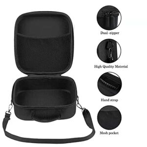 AiliveSun [Face respirator case] Hard Protective Travel Case for 3M Full Facepiece Reusable 6700 6800 6900 [Black]