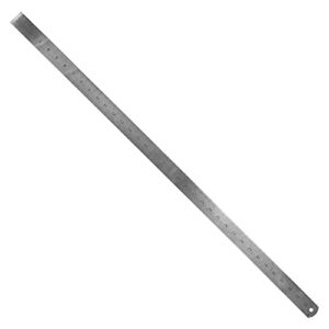 pacific arc stainless steel ruler with 8th, 16th,32nd, and 64th inch graduations, 36 inches