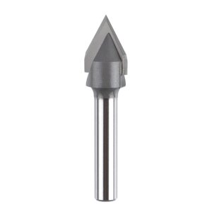 spetool carbdie tip v groove cnc engraving bit router bit cnc woodwork tools 60 deg 1/2 inch cutter with 1/4 inch shank