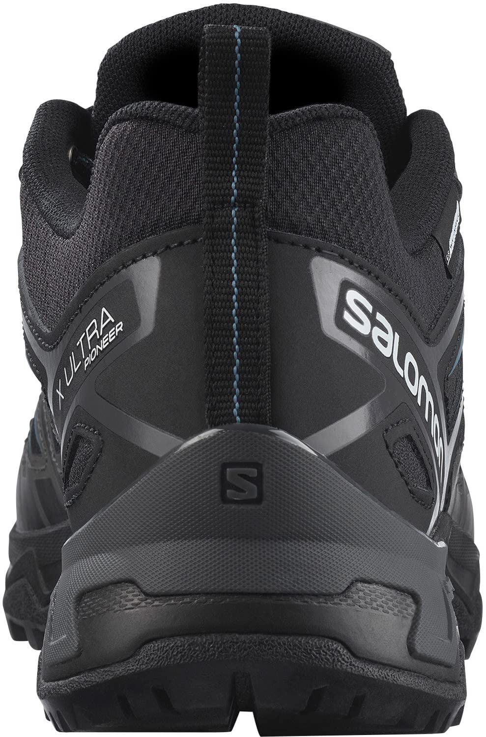 Salomon X Ultra Pioneer Climasalomon Waterproof Hiking Shoes for Men Climbing, Black/Magnet/Bluesteel, 9.5