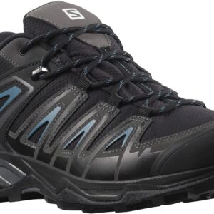 Salomon X Ultra Pioneer Climasalomon Waterproof Hiking Shoes for Men Climbing, Black/Magnet/Bluesteel, 9.5