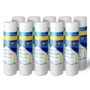 big sediment replacement water filters 5 micron 4.5”x 20" cartridges well-matched with 155358-43, 2pp20bb1m, ap810-2, fpmb-bb5-20, fp25b, p5-20bb, sdc-45-2005 (10 pack, 20")