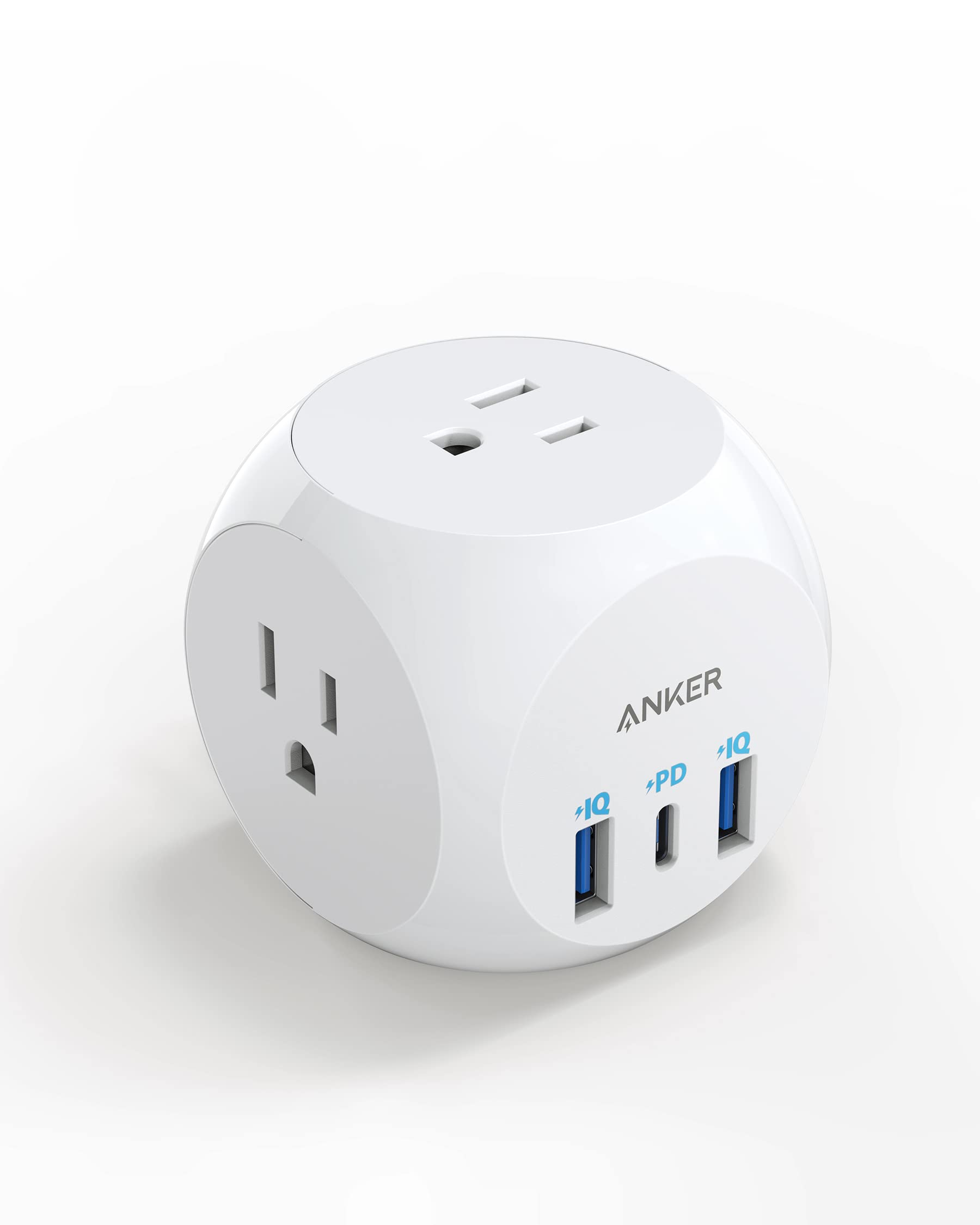 Anker Electrical Outlet Extender with 30W USB C Charger, Multi Plug Outlet with 3 USB Ports and 3-Outlet Extender,Power Delivery High-Speed Charging for iPhone 14/13/13 Pro, Cruise Ship, Home, Office