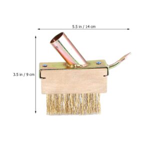 Happyyami 2PCS Weeding Wire Brush Tools Patio Weed Brush Head Set Replacement Gardening Weeding Tool Weed Remover for Outdoor Patio, Paving, Sideway, Garden Path and Driveway