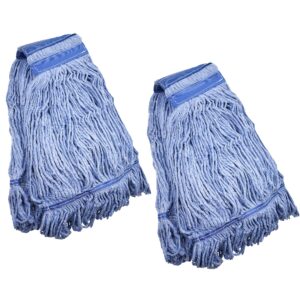 mop head replacement commercial heavy duty string blue wet mop heads for 3 typs commercial mop handle(2,medium)