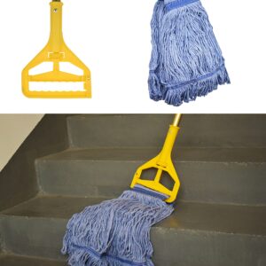 Mop Head Replacement Commercial Heavy Duty String Blue Wet Mop Heads for 3 Typs Commercial Mop Handle(2,Medium)