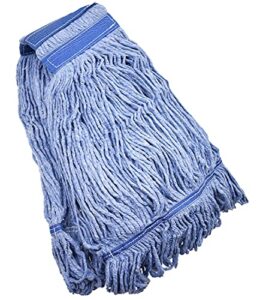 mop head replacement commercial heavy duty string blue wet mop heads for 3 typs commercial mop handle(1,large)