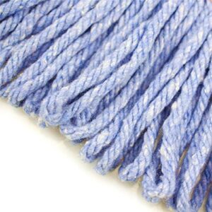 Mop Head Replacement Commercial Heavy Duty String Blue Wet Mop Heads for 3 Typs Commercial Mop Handle(1,Medium)