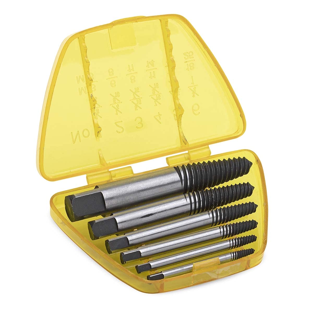Eastwood 6 Piece Screw Extractor Set Made Of High Strength Chrom-Molybdenum Steel