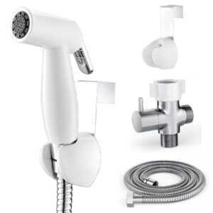 Purrfectzone Luxury Bidet Sprayer for Toilet, Handheld Bidet Sprayer Kit, Easy-to-Install Toilet Bidet Sprayer Set, Hand Held Bidet with Adjustable Flow, Cloth Diaper Sprayer