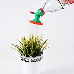 IKAAR Bottle Cap Sprinkler Dual Head Bottle Watering Spout Bonsai Watering Can for Indoor Seedlings Plant, Garden Tool