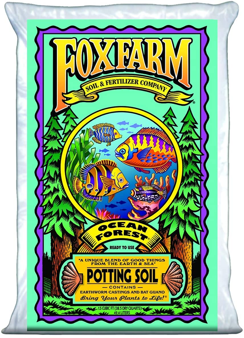 FoxFarm Ocean Forest FX14000 -1.5 Cubic Foot Organic Potting Soil (2-Pack (Original))