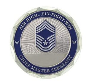 united states air force usaf chief master sergeant rank challenge coin