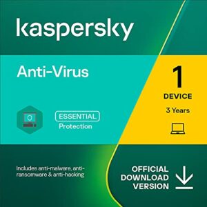 kaspersky anti-virus 2023 | 1 device | 3 years | pc | online code