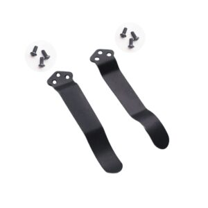nc haisda 2pcs pocket knife clip portable diy deep carry practical waist accessories solid back durable tool (a)