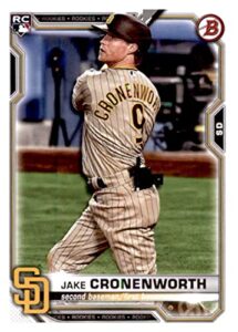 2021 bowman #45 jake cronenworth san diego padres rookie baseball card