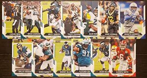 2021 panini score 13 card philadelphia eagles team set w/drafted rookies