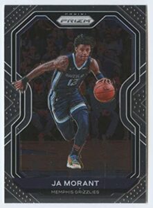 2020-21 panini prizm basketball #115 ja morant memphis grizzlies official nba trading card (stock photo, raw ungraded condition, card will be nm-mt)