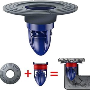 Shower Drain Floor Drain Backflow Preventer Magnetic Levitation One-Way Drain Valve Fast Drainage Shower plug Insert Drain Plug Fit for Tube Depth 2.56-4.13in (Caliber（2-3.9in）,Depth 3,15in)