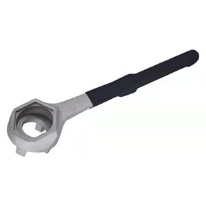 nachee bung wrench 55 gallon drum,aluminum drum wrench barrel wrench drum opener tool for opening 10 15 20 30 50 55 gallon drum,with plastic comfortable dip handle