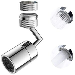 faucet extender swivel sink faucet aerator water saving rotatable faucet sprayer head for wash face wash mouth wash eye universal splash filter faucet (720° rotate)