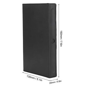Fdit Fingerprint Lock Notebook Portable USB Business Notepad Diary Book for Office School Personal Organizers