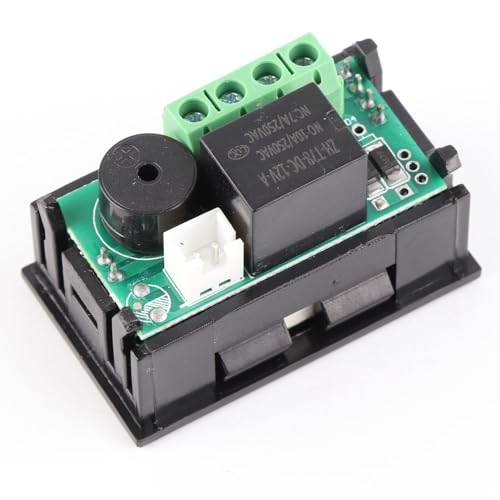 Eujgoov Digital Display Microcomputer Thermostat Temperature Controller Switch Temperature Sensor Microcomputer Thermostat for Air Conditioning System DC12V