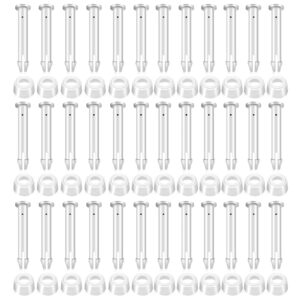 36pcs plastic pool joint pins & pool seals compatible with intex 13'-24' above ground round metal frame pools and intex rectangular metal frame pools replacement parts(2.36 inch)