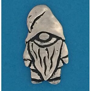 Basic Spirit Pocket Token Coin - Gnome/Born to Roam - Handcrafted Pewter, Love Gift for Men and Women, Coin Collecting