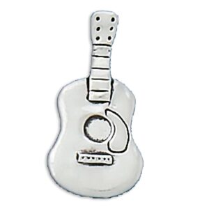 basic spirit pocket token coin - guitar/rock on - handcrafted pewter, love gift for men and women, coin collecting