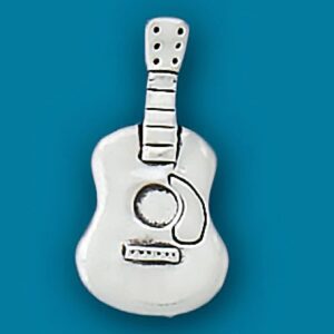 Basic Spirit Pocket Token Coin - Guitar/Rock On - Handcrafted Pewter, Love Gift for Men and Women, Coin Collecting