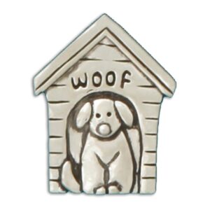 basic spirit pocket token coin - dog house/loyal - handcrafted pewter, love gift for men and women, coin collecting