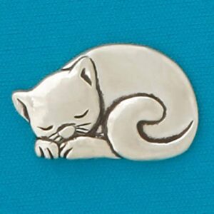 Basic Spirit Pocket Token Coin - Cat/Purrfect - Handcrafted Pewter, Love Gift for Men and Women, Coin Collecting