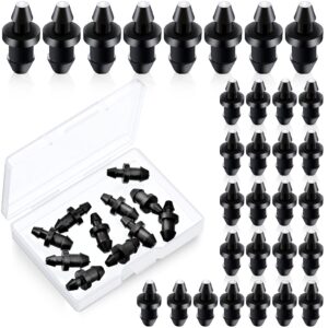 drip irrigation plugs black irrigation plugs 1/4 inch tube end closure irrigation plugs goof hole plugs for irrigation dig home garden lawn pipe supplies (100 pieces)