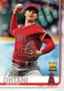 2019 topps #600 shohei ohtani baseball card - topps all-star rookie