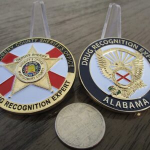 Lot of 3 Law Enforcement DRE Drug Recognition Expert Challenge Coins