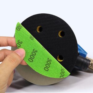 Sanding Disc Sandpaper, 5 Inch Hook & Loop Sandpaper, 3000 4000 5000 7000 10000 Grit Sandpaper,Round Silicon Carbide High Grit Wet Dry Sand Paper for Orbital Sander Auto, Wood or Metal Polishing