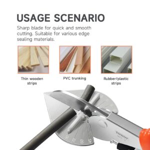 TOWOT Sharp Multi Angle Miter Shear Cutter, Adjustable at 45 To 135 Degree With Safety Lock Hand Tools for Cutting Plastic, PVC and Molding Trim