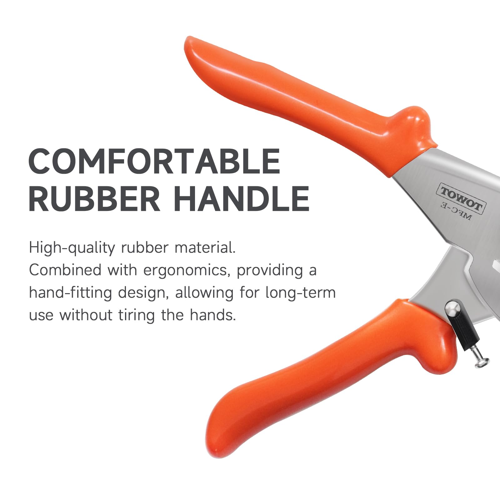 TOWOT Sharp Multi Angle Miter Shear Cutter, Adjustable at 45 To 135 Degree With Safety Lock Hand Tools for Cutting Plastic, PVC and Molding Trim