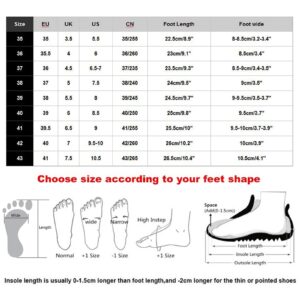 Bravetoshop Women's Walking Sandals Woven Open Toe Platform Wedge Sandals for Women Sport Athletic Outdoor Sandals (Black,6 US)