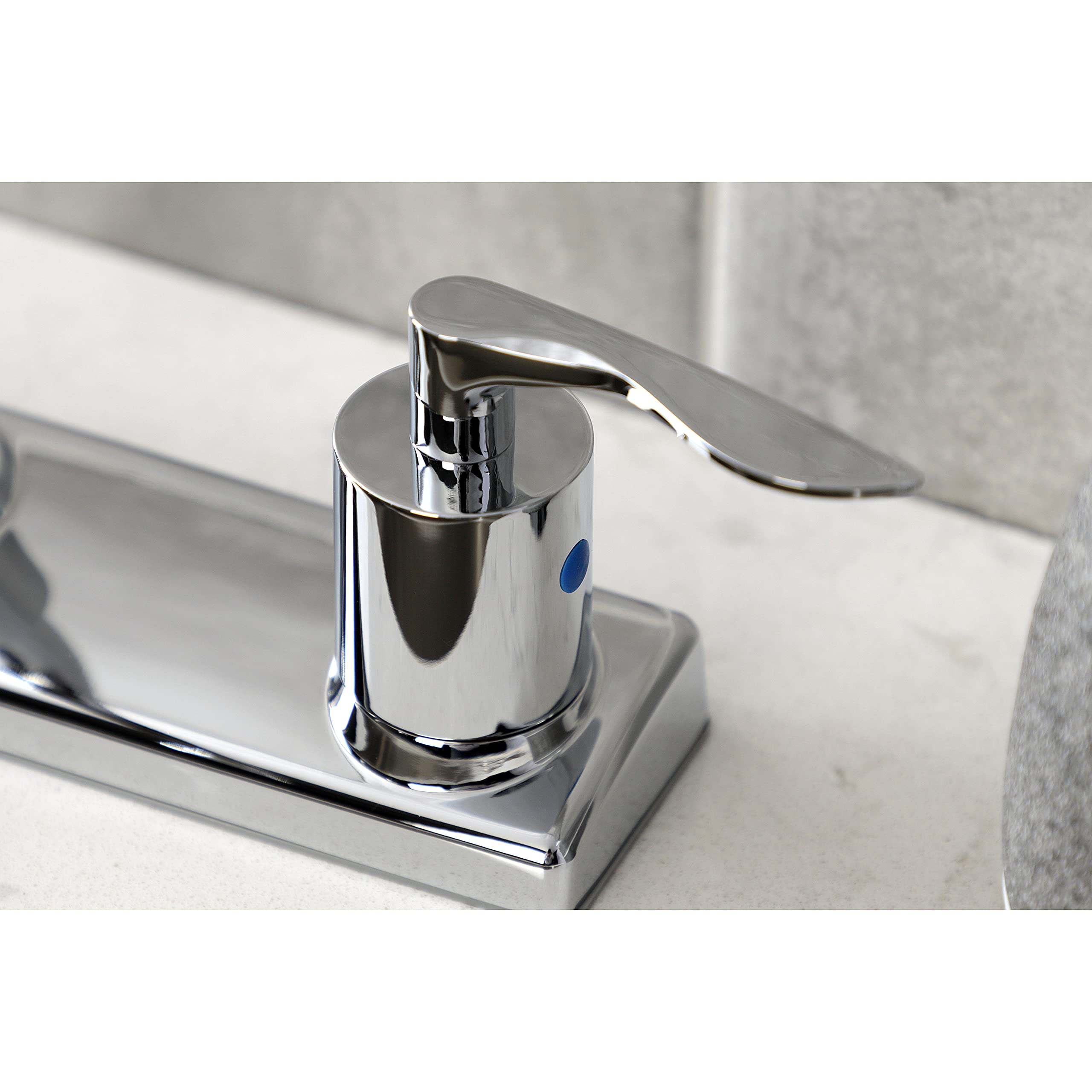 Kingston Brass FB2141SVL Serena 8" Centerset Kitchen Faucet, Polished Chrome